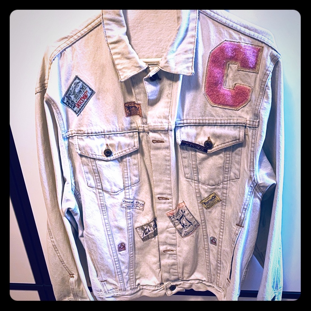 Vintage 80s Vertigo Paris Patch Jean “C” Jacket